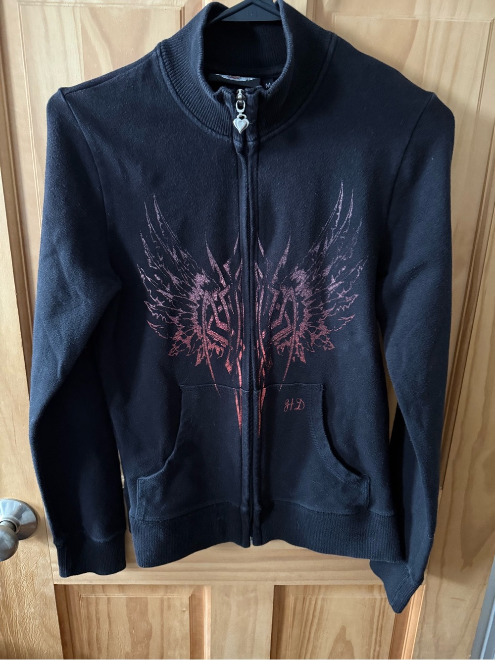 Women’s Harley-Davidson Zip Up Sweatshirt Size Medium